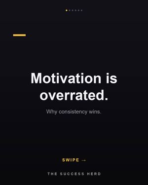 Image post by @thesuccessherd on Instagram