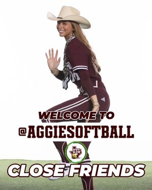 Image post by @aggiesoftball on Instagram