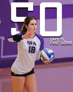 Image post by @sfa_volleyball on Instagram