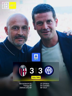 Image post by @dazn_it on Instagram