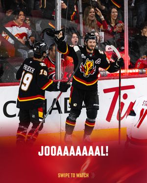 Image post by @nhlflames on Instagram