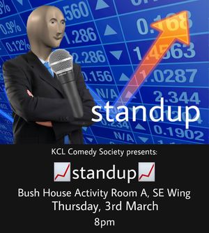 Image post by @kclcomedyclub on Instagram