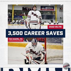Image post by @RMUAthletics on Facebook