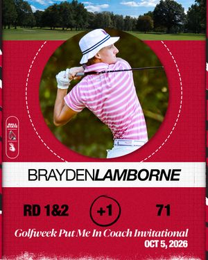 Image post by @ballstatemengolf on Instagram