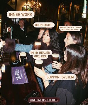 Image post by @RefinedSocieties on Facebook