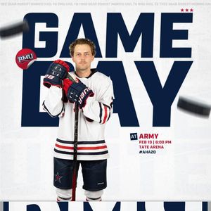 Image post by @RMUAthletics on Facebook
