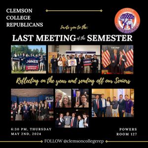 Image post by @clemsoncollegerep on Instagram