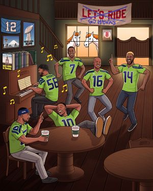 Image post by @Seahawks on Twitter
