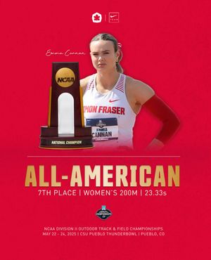 Image post by @sfu_athletics on Instagram