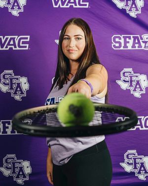 Image post by @SFA_Tennis on Twitter