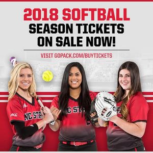 Image post by @ncstatesoftball on Facebook