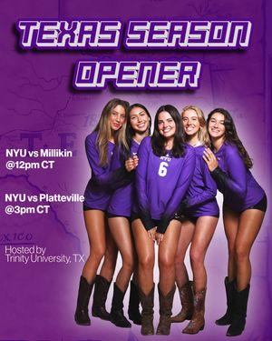 Image post by @nyuwomensvolley on Instagram