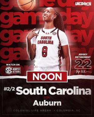 Image post by @GamecockWBB on Twitter