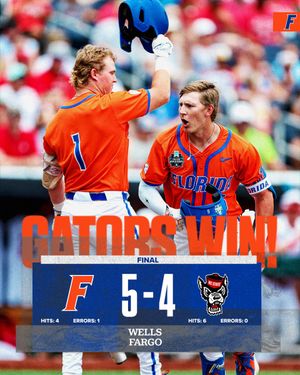 Image post by @GatorsBB on Twitter
