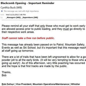 Image post by @whistlerblackcomb on Instagram