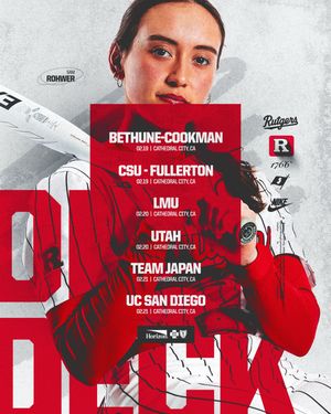 Image post by @ru_softball on Instagram