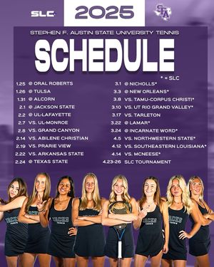 Image post by @sfa_tennis on Instagram