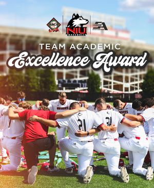 Image post by @NIU_Baseball on Twitter