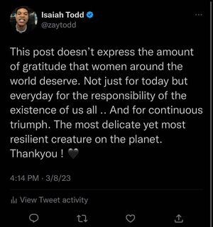 Image post by @zaytodd on Instagram