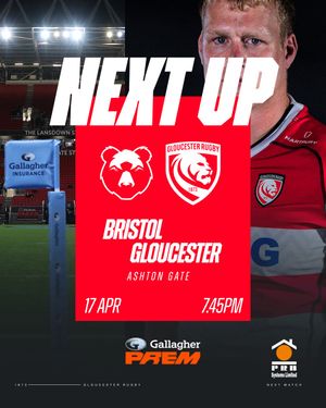 Image post by @officialgloucesterrugby on Instagram