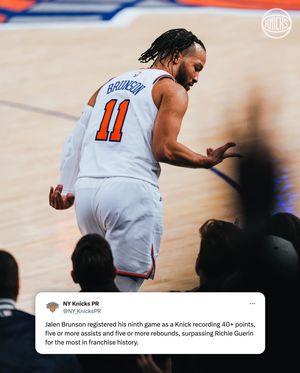 Image post by @nyknicks on Instagram