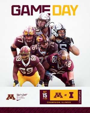 Image post by @GopherFootball on Twitter