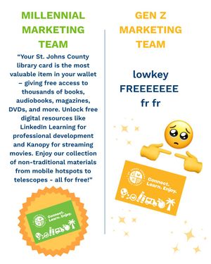 Image post by @stjohnscountylibrary on Instagram
