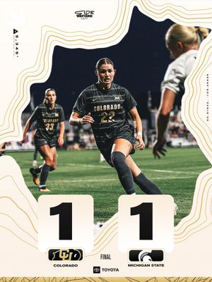 Image post by @CUBuffsSoccer on Twitter