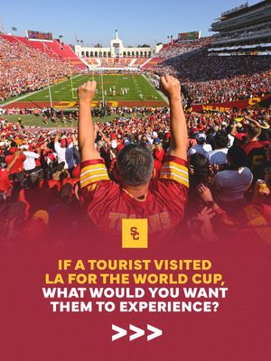 Image post by @usc_athletics on Instagram