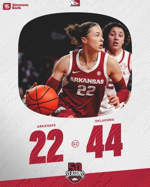 Image post by @RazorbackWBB on Twitter