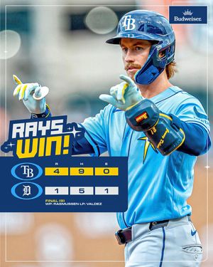 Image post by @RaysBaseball on Twitter