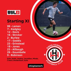 Image post by @kingshammerfc on Twitter