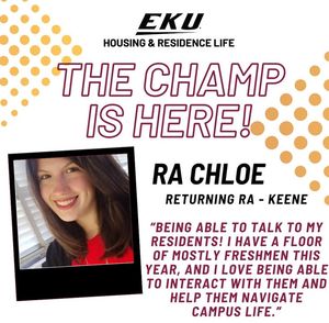 Image post by @EKUHousing on Facebook