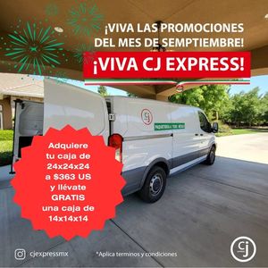 Image post by @cjexpress.paqueteria on Facebook