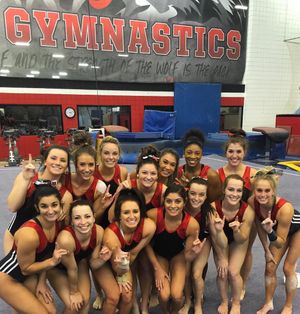 Image post by @wolfpackgymnastics on Instagram