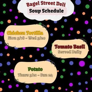 Image post by @bagelstreetdeli on Instagram