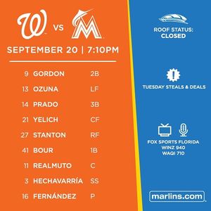 Image post by @marlins on Instagram