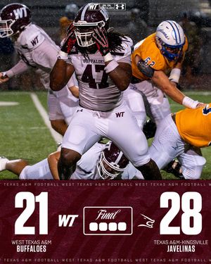Image post by @wtamu_football on Instagram