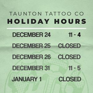 Image post by @tauntontattooco on Instagram