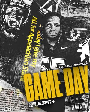 Image post by @appstate_fb on Instagram