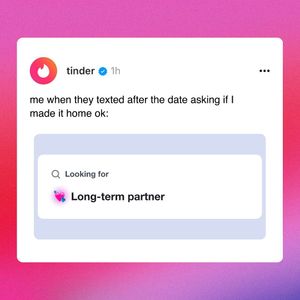 Image post by @tinder on Instagram