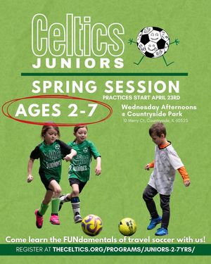 Image post by @TheCelticsSoccerClub on Facebook