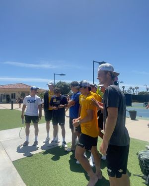 Image post by @ucsbmtennis on Instagram