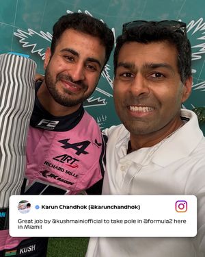 Image post by @formula2 on Instagram