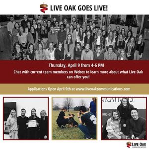 Image post by @LiveOakCommunications on Facebook