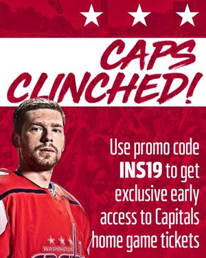 Image post by @capitals on Instagram