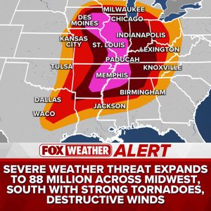 Image post by @foxweather on Instagram