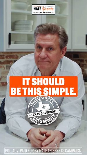 Video post by @natesheetsfortexas on Facebook