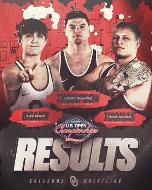 Image post by @ou_wrestling on Instagram