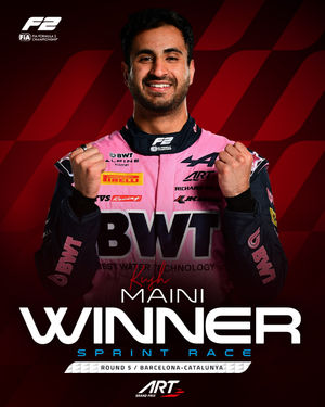 Image post by @formula2 on Instagram